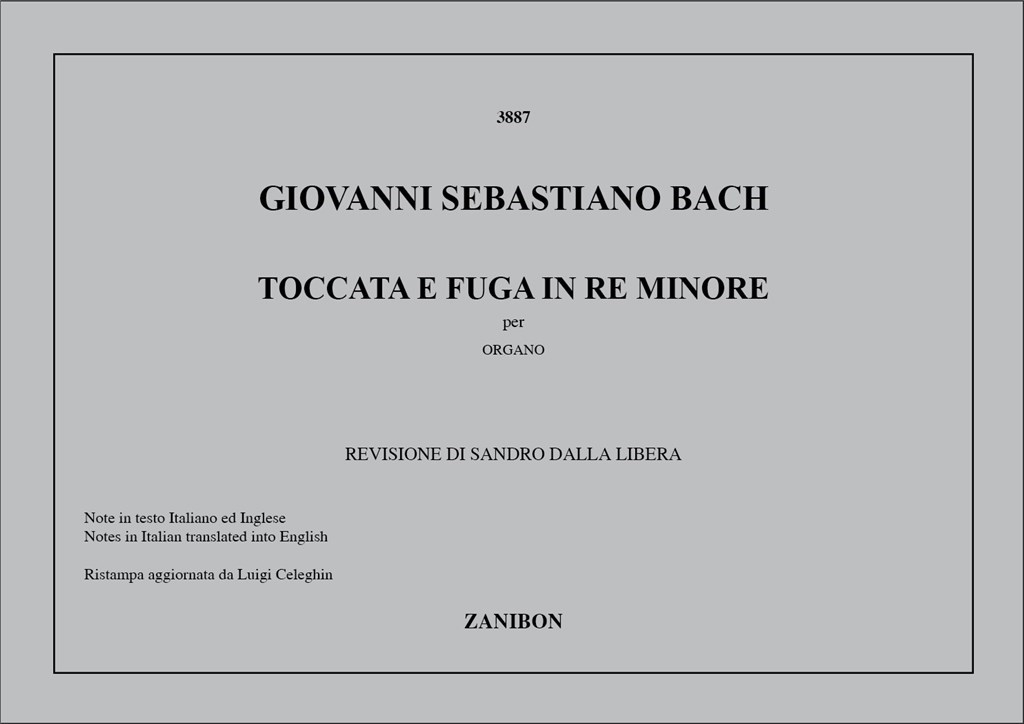 Toccata E Fuga In Re Min. Bwv565